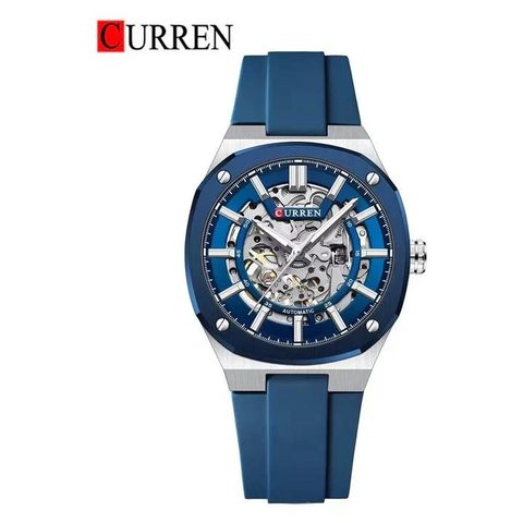 Montre CURREN Urbain · 8485, couleur Argenté et bleu
