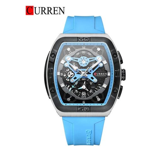 Montre CURREN Octane · 8443, couleur Gris et turquoise