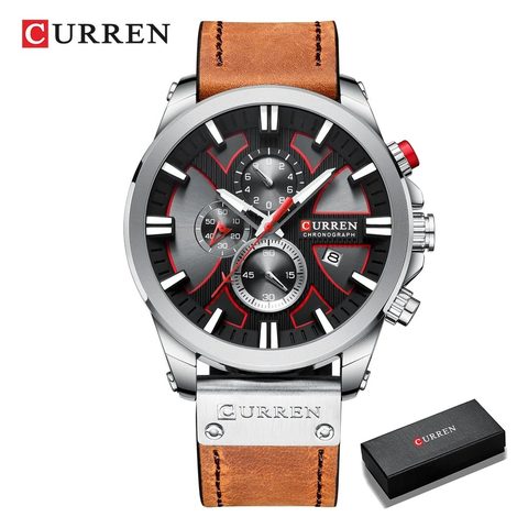 Montre CURREN Horizon · 8346, couleur Gris et argenté