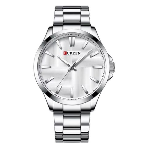 Montre CURREN Pure · 8322, couleur Argenté et blanc