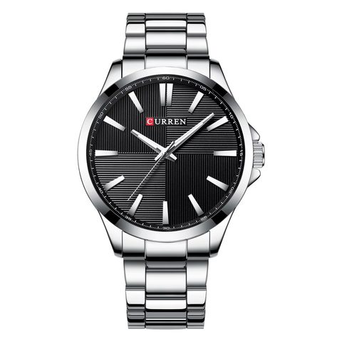 Montre CURREN Pure · 8322, couleur Noir et argenté