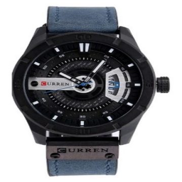 Montre CURREN Century · 8301, couleur Noir et bleu