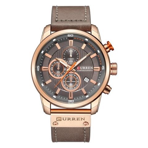 Montre CURREN Avenue · 8291, couleur Or rose et gris