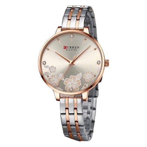 Montre CURREN Lueur · 9068B, couleur Bicolore cadran rose