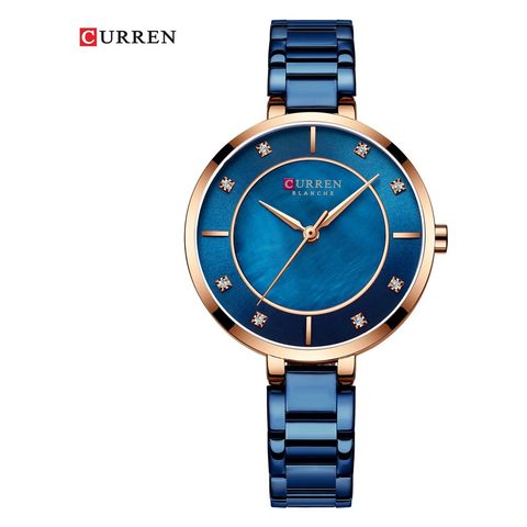 Montre CURREN Saphir · 9051, couleur Bleu et turquoise
